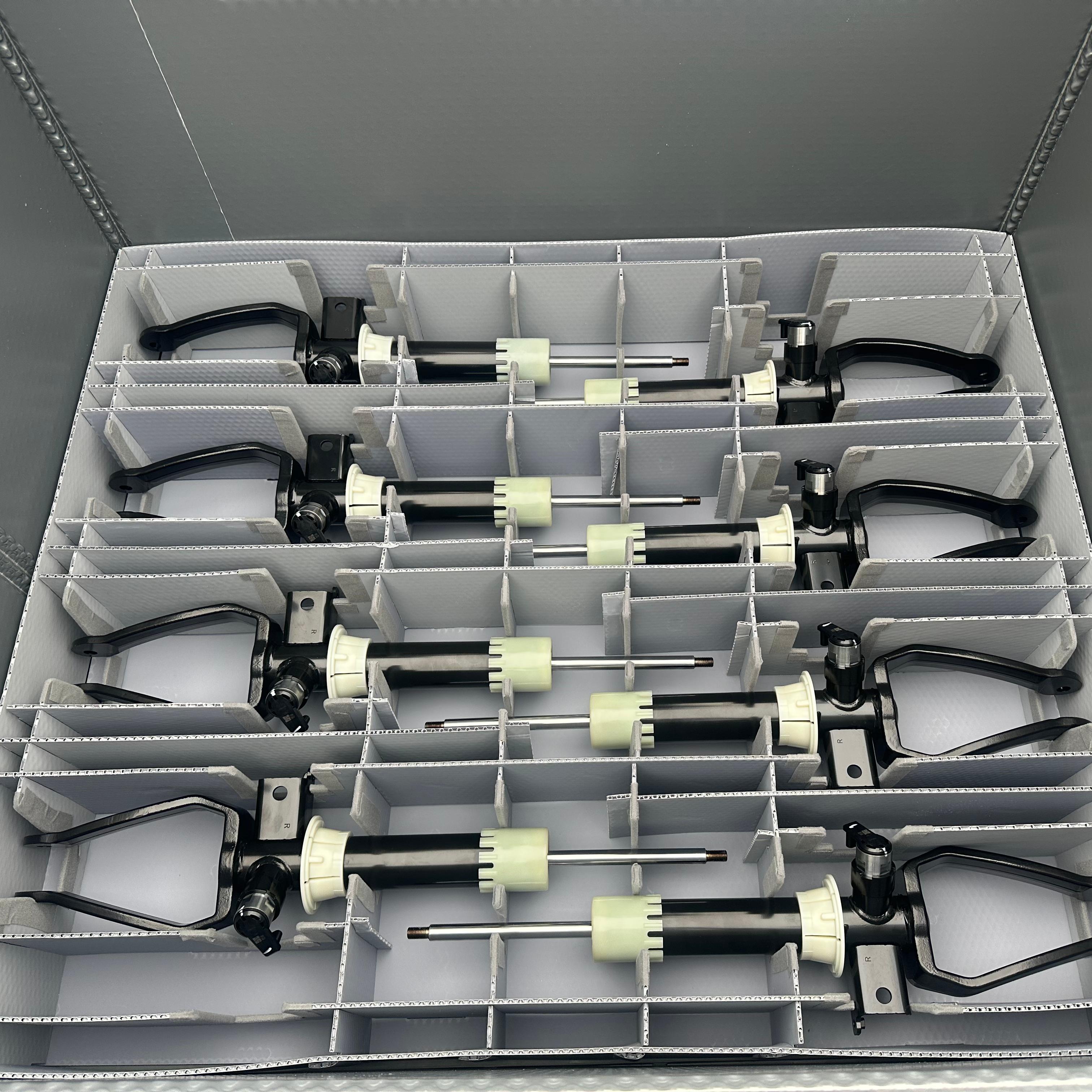 Plastic Crates Bulk with Adjustable Dividers Plastikkisten locken mit verstellbaren Trennwänden