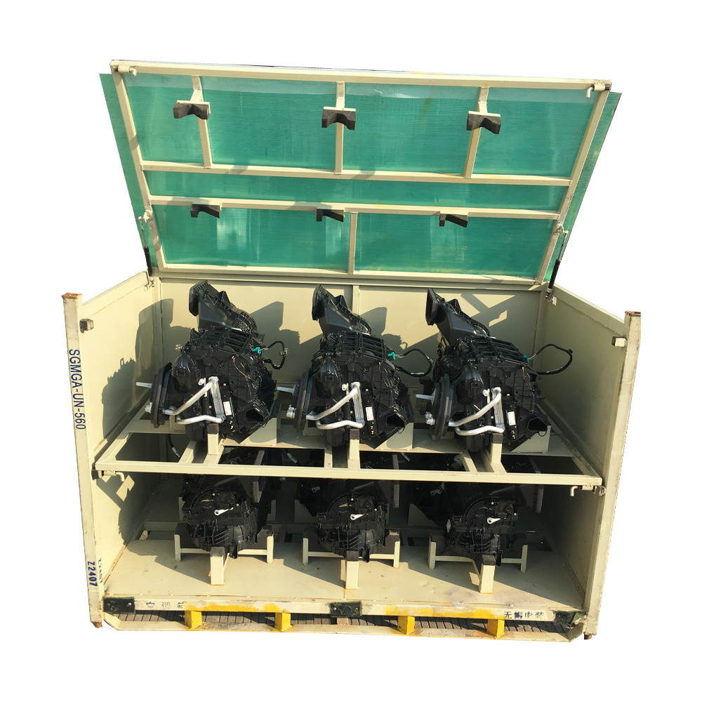 Special storage rack for automotive air conditioners Spezielles Lagerregal für Kfz-Klimaanlagen