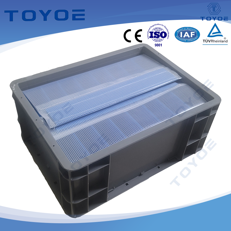 HDPE -Boxen mit Hohlschaum ideal für die Federlogistik.