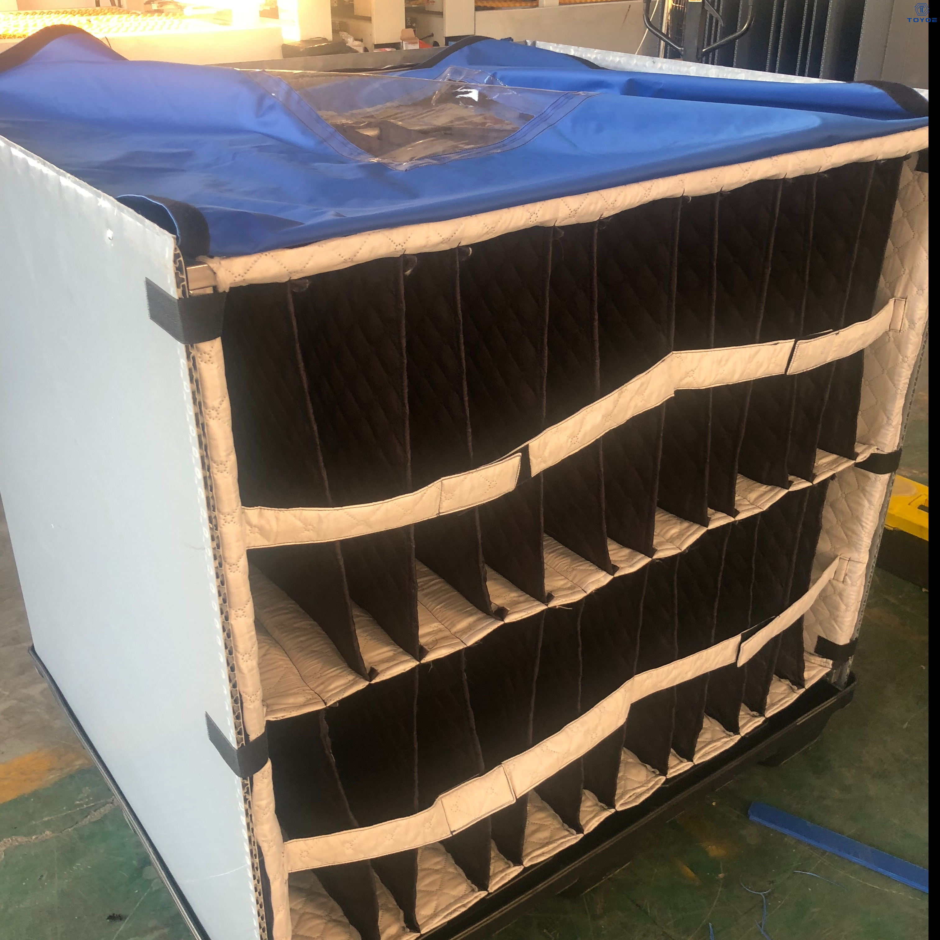 Verstellbarer Kompartiment ineinandergreifende Speicherbox, langlebiger Kunststoff