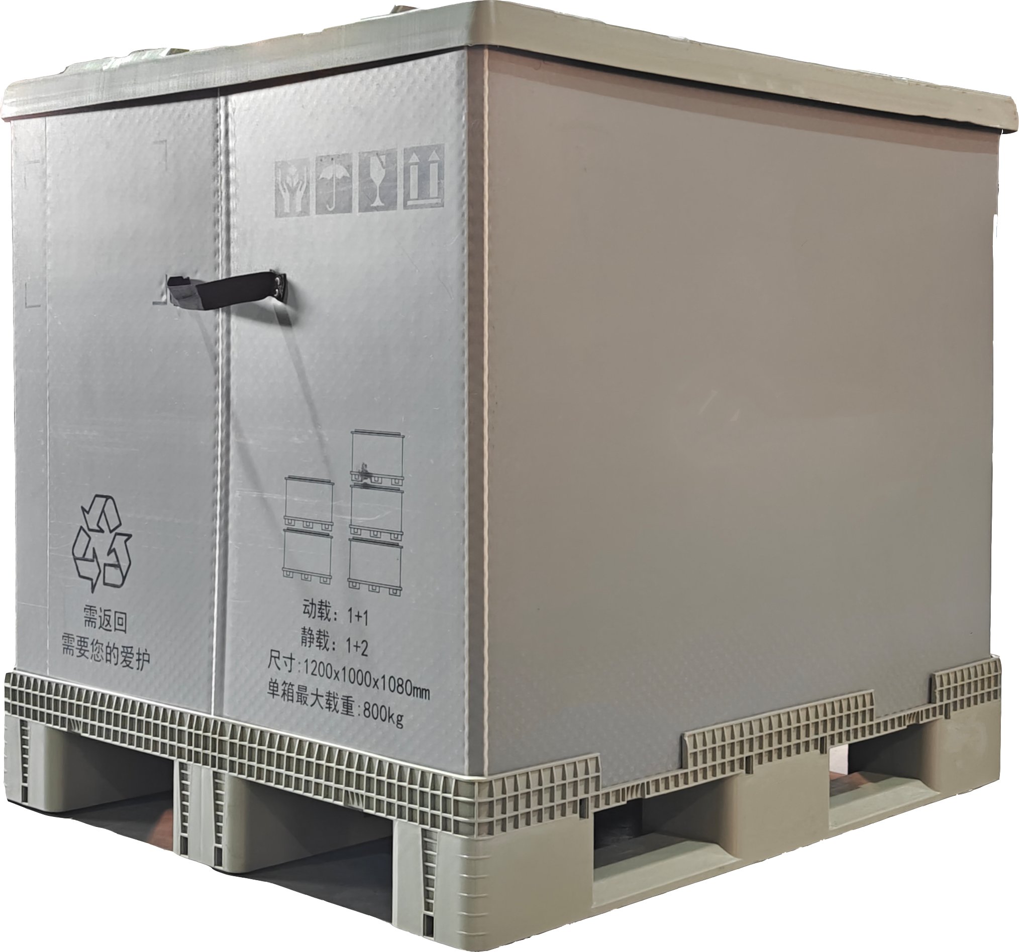 Spritzgegossene Palettenbox