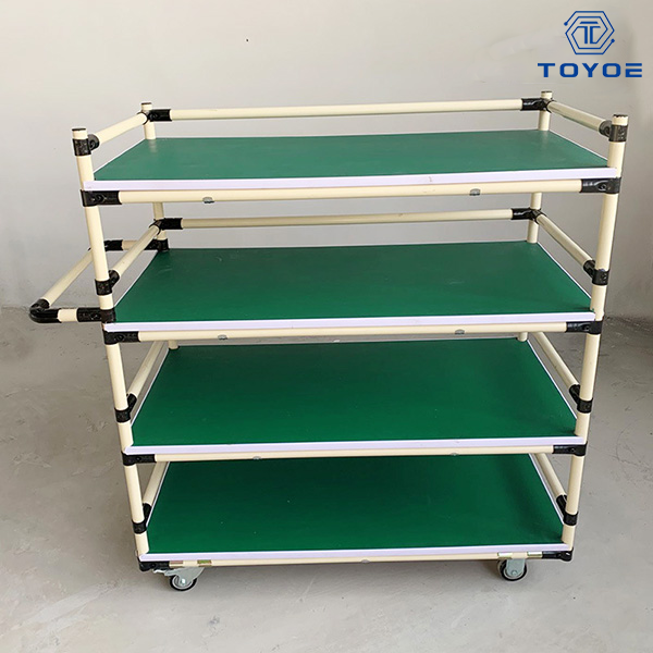 Transportverpackung für Metallteile von Verbundrohrfahrzeugen