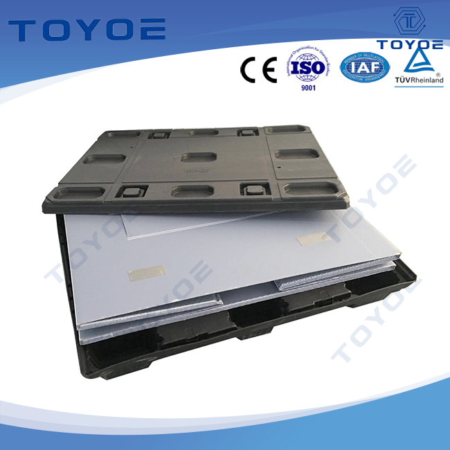 Langlebige Wabenplastikpalettenboxen speichern sicher Autoteile.