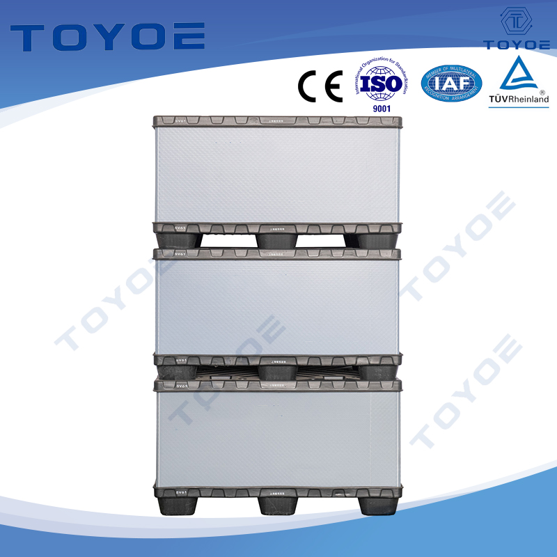 Pallet-Boxen für benutzerdefinierte Größe für den Transport und die Lagerung von Autoteilen.