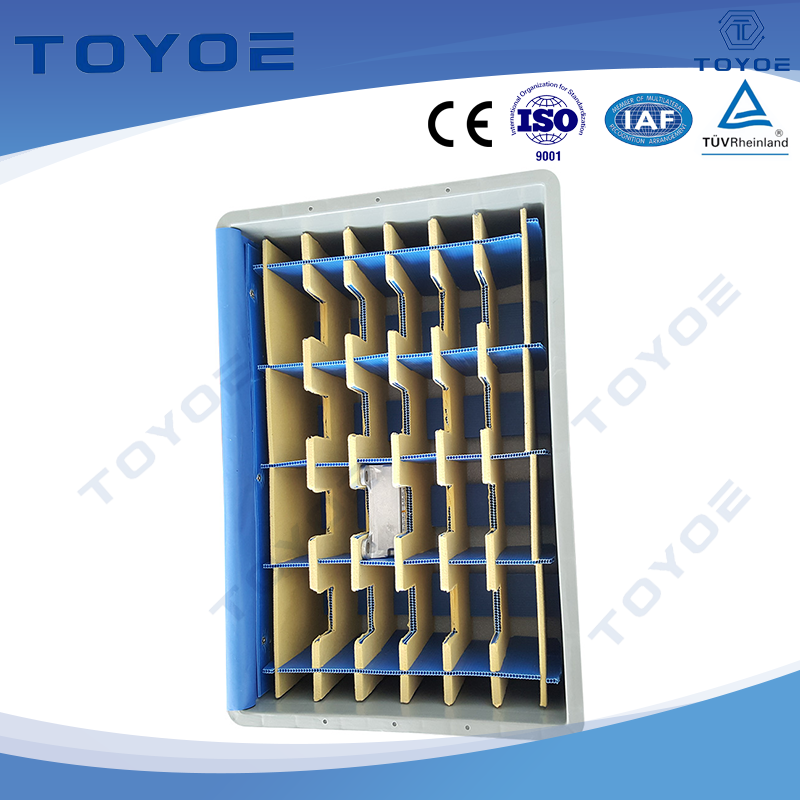 Blue HDPE -Falten -Toolbox