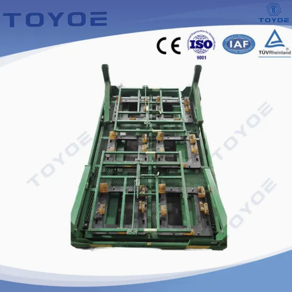 TOYOE Kfz-Motorteileregal für die Lagerung und den Transport von Schwerlaststahl