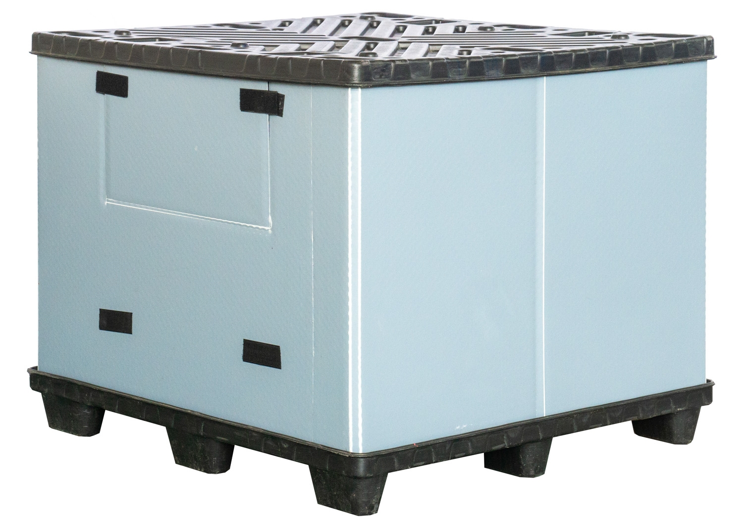 Standardm&auml;&szlig;ig blasgeformte Palettenbox