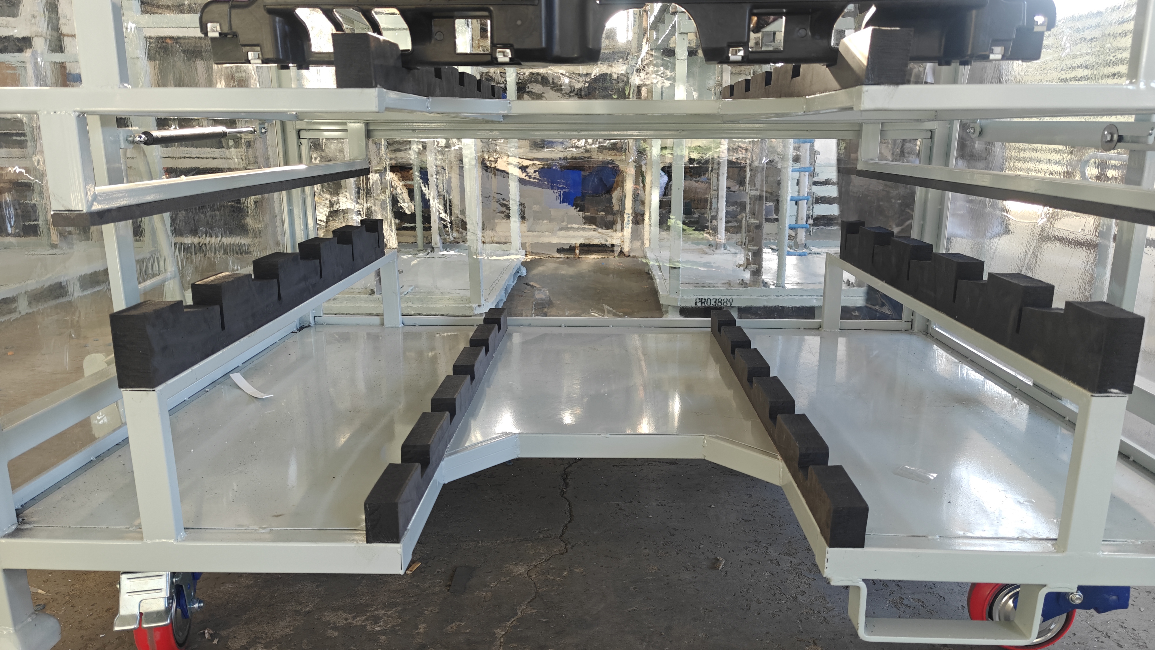  'Nasas Mondbasis '-extreme Temperaturbatterie-Racks