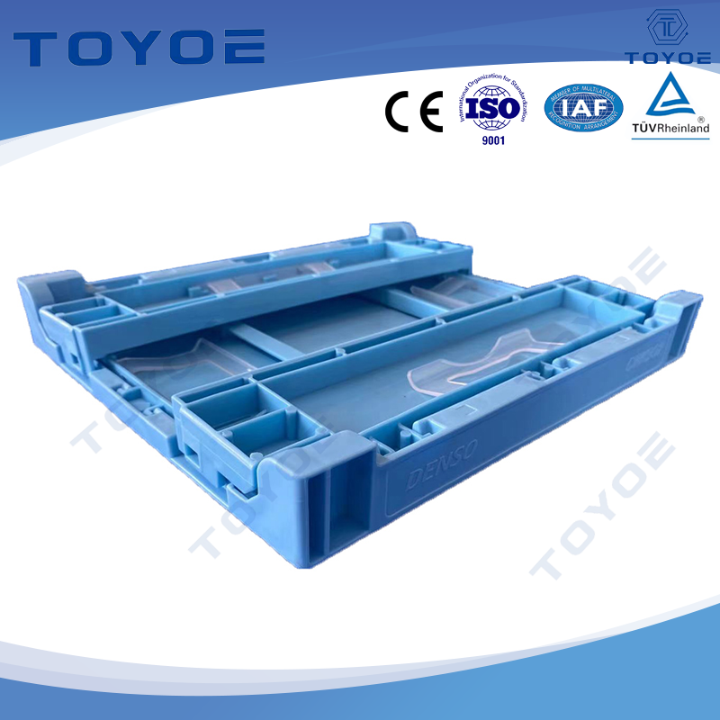 Blue HDPE -Falten -Toolbox