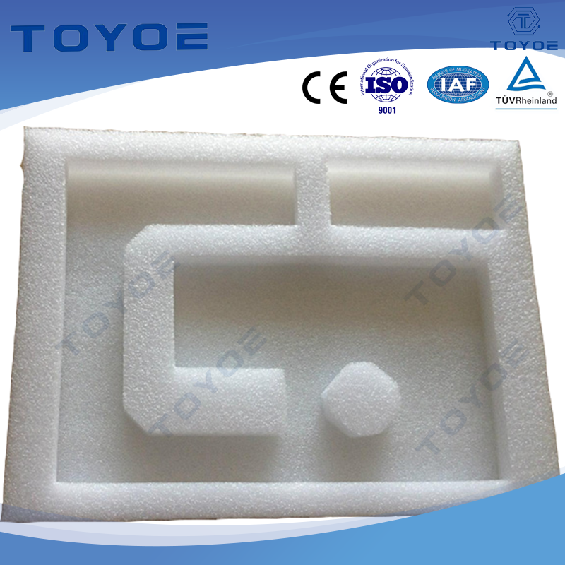 Die anpassbare Form Polyethylenperlenschaum Baumwolle eignet sich zum Verpackung