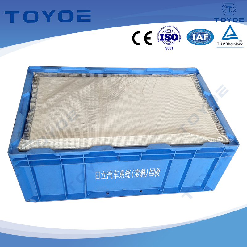 Blue HDPE -Falten -Toolbox