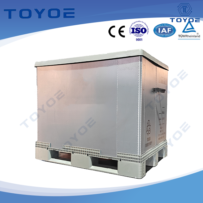 Verstärktes pallgroßes Palettenbehälter, dickes Wanddesign, Mehrfacheinheiten-Angebote